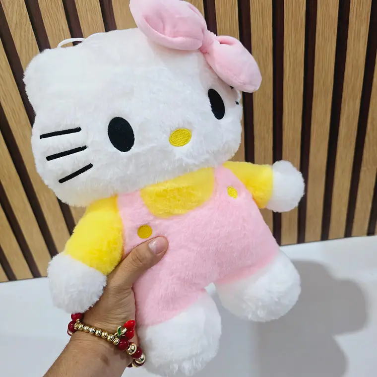 PELUCHE HELLO KITTY (AMARILLO - ROSA)MOD# WB111-9 1