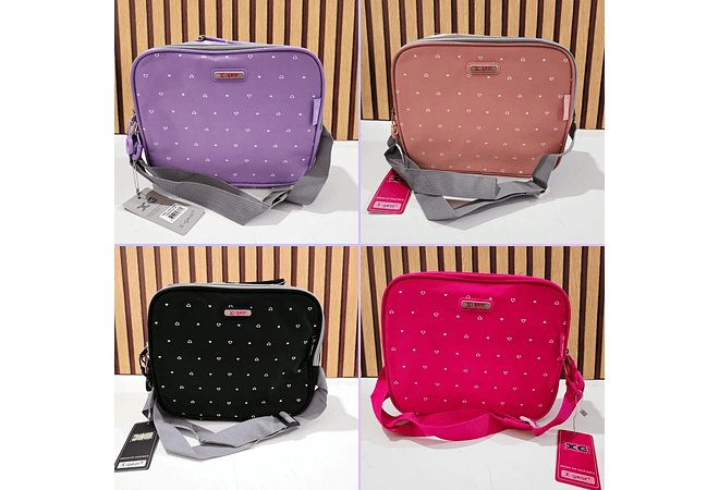 LONCHERA ORIGINAL ESTAMPADO CORAZONES MOD# XF180