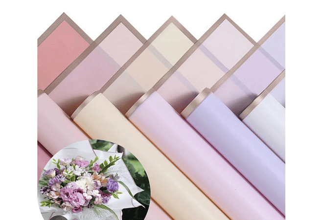 PAQ CON 20 PLIEGOS DE PAPEL COREANO(COLORES LISOS) MOD# P-GDM