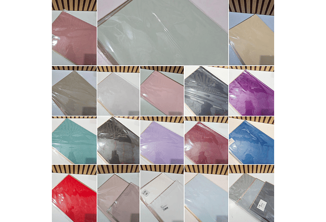 PAQ CON 20 PLIEGOS DE PAPEL COREANO(COLORES LISOS) MOD# P-GDM