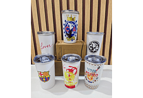 VASITO MÁGICO CLUBES DE FUTBOL DE 470ML (CAMBIA DE COLOR) MOD# 4009 ⚽