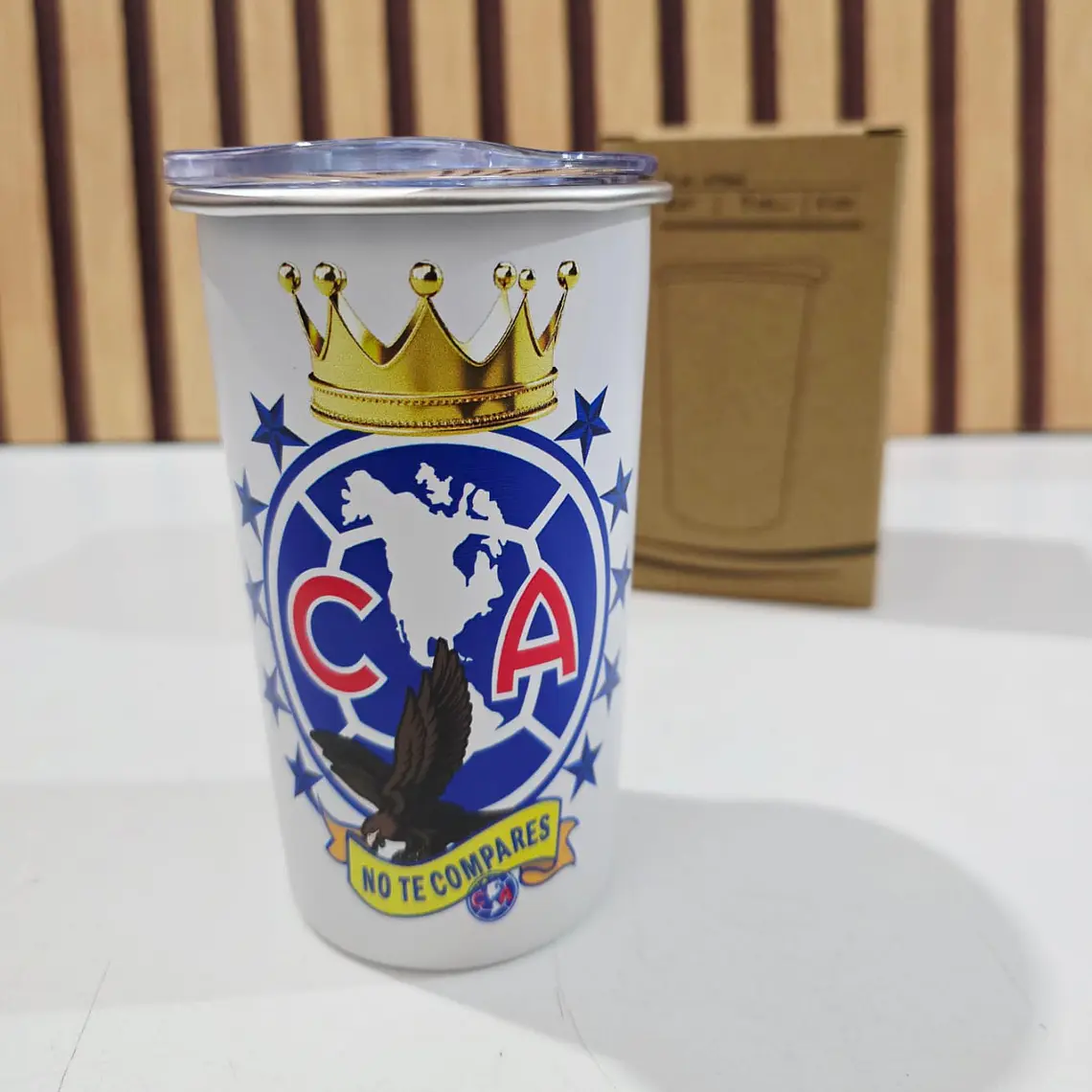 VASITO MÁGICO CLUBES DE FUTBOL DE 470ML (CAMBIA DE COLOR) MOD# 4009 ⚽ 7