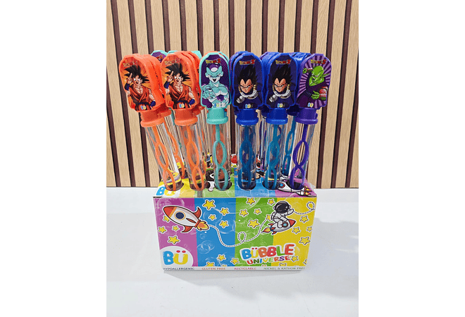 1 PZ BURBUJERO VARIOS PERSONAJES (COLORES AL AZAR)🫧