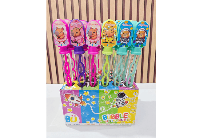 1 PZ BURBUJERO VARIOS PERSONAJES (COLORES AL AZAR)🫧