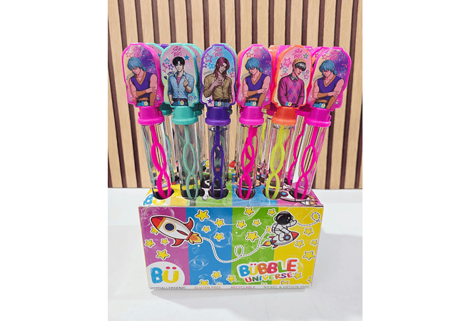 1 PZ BURBUJERO VARIOS PERSONAJES (COLORES AL AZAR)🫧