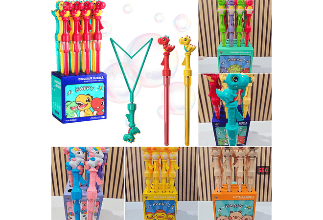 1 PZ BURBUJERO/TIJERAS VARIOS DISEÑOS🫧