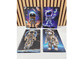 (RAYAS) LIBRETA 100 HOJAS  ESTAMPADO DINOSAURIO O ASTRONAUTA MOD# D100-8-R 🦖🪐