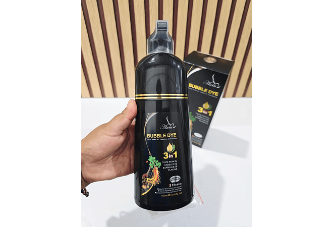 TINTE PARA CABELLO ESPUMOSO DE 500ML "BUBBLE BYE MOD# GRFOO20X