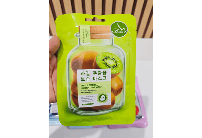 MASCARILLAS FACIALES CON EXTRACTOS DE FRUTAS AL AZAR MOD# HMM010IXB-10🍅🥝🫐