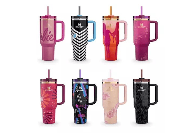 TERMO STANLEY 1.18L CON ASA SERIE BARBIE CAJITA DE COLOR MOD# V8B-40