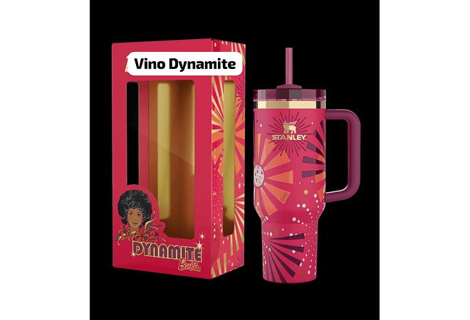 TERMO STANLEY 1.18L CON ASA SERIE BARBIE CAJITA DE COLOR MOD# V8B-40