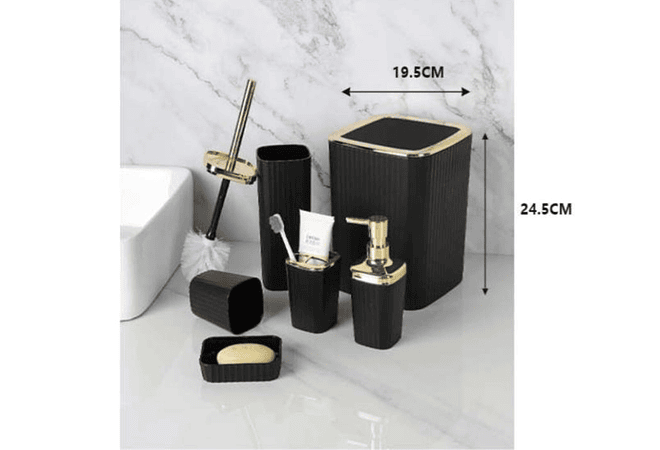 SET DE 6 PZ PARA BAÑO MOD# BH0204080