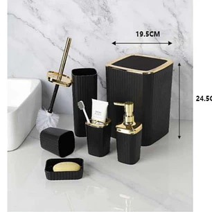 SET DE 6 PZ PARA BAÑO MOD# BH0204080