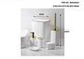 SET DE 6 PZ PARA BAÑO MOD# BH0204080