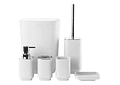 SET DE 6 PZ PARA BAÑO (BLANCO) MOD# BH0204082