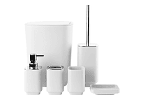 SET DE 6 PZ PARA BAÑO (BLANCO) MOD# BH0204082