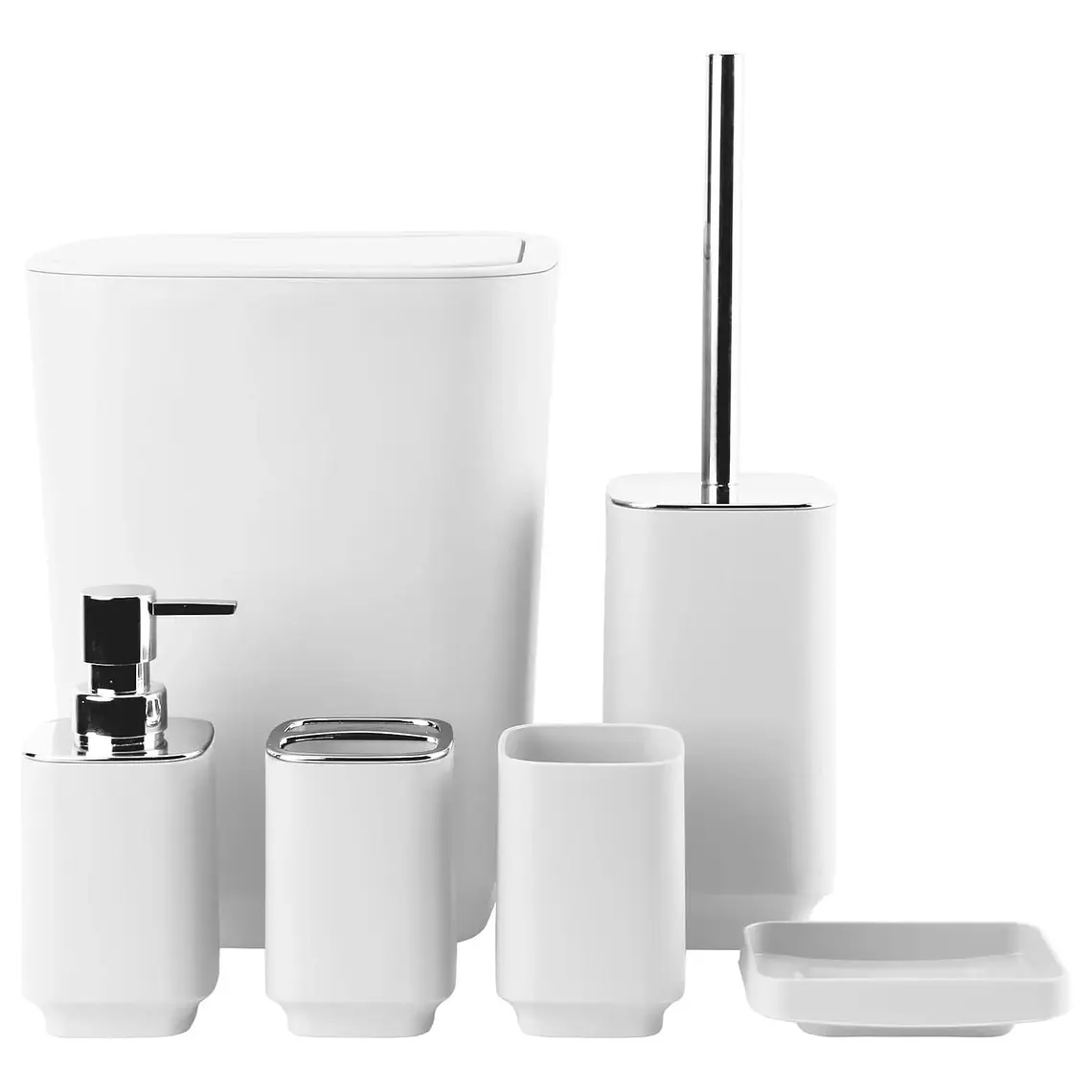 SET DE 6 PZ PARA BAÑO (BLANCO) MOD# BH0204082 1