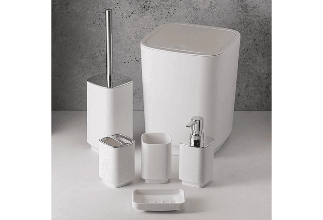 SET DE 6 PZ PARA BAÑO (BLANCO) MOD# BH0204082