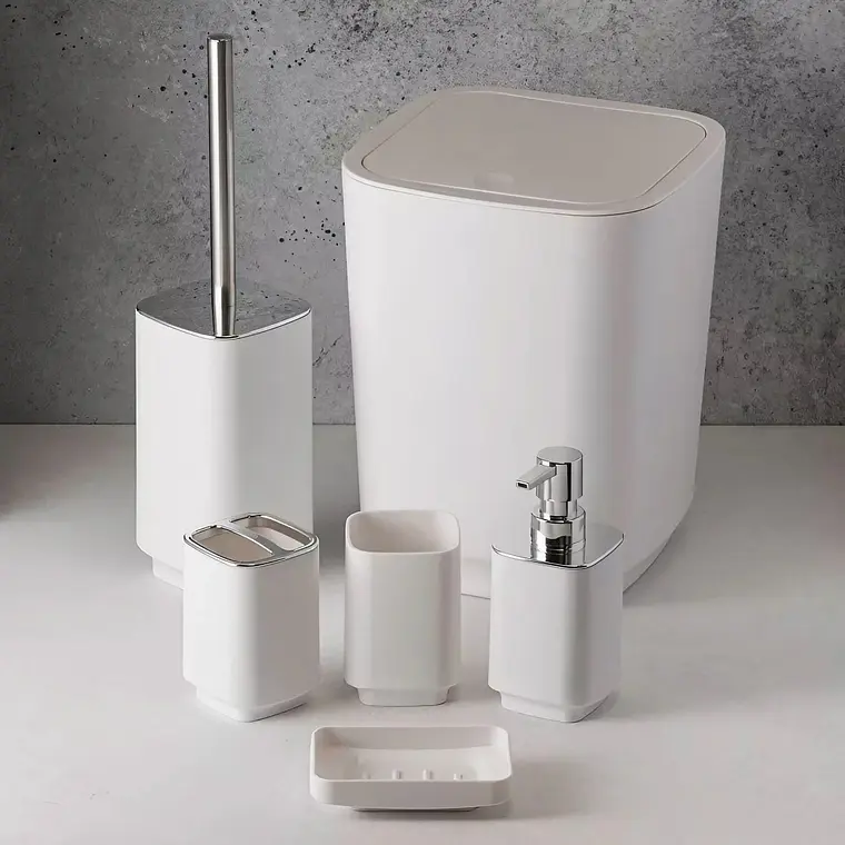 SET DE 6 PZ PARA BAÑO (BLANCO) MOD# BH0204082 9