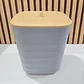 SET DE 6 PZ PARA BAÑO CON TAPA DE MADERA MOD# BH0204083 - Miniatura 3