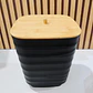 SET DE 6 PZ PARA BAÑO CON TAPA DE MADERA MOD# BH0204083 - Miniatura 8