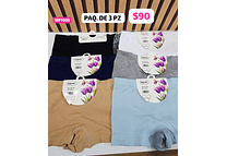 PAQ DE 3 PRENDAS (ROPA INTERIOR PARA DAMA) VARIOS MODELOS # 09, 87, 72, 34 Y 22