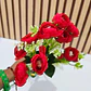 🌷RAMO CHICO DE FLORES BLANCAS O ROJAS MOD# M/SG4803  ❤️ - Miniatura 2
