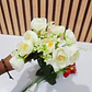 🌷RAMO CHICO DE FLORES BLANCAS O ROJAS MOD# M/SG4803  ❤️ - Miniatura 4
