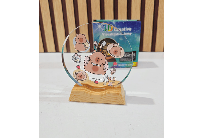 ✨LAMPARITAS DE CRISTAL DIFERENTES PERSONAJES MOD# ESP10B🔮