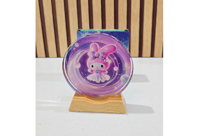 ✨LAMPARITAS DE CRISTAL DIFERENTES PERSONAJES MOD# ESP10B🔮