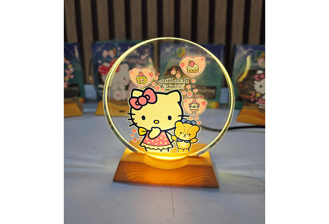 ✨LAMPARITAS DE CRISTAL DIFERENTES PERSONAJES MOD# ESP10B🔮