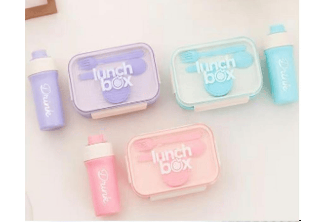 DUO TUPPER CON VASO (LUNCH BOX) MOD# 8870