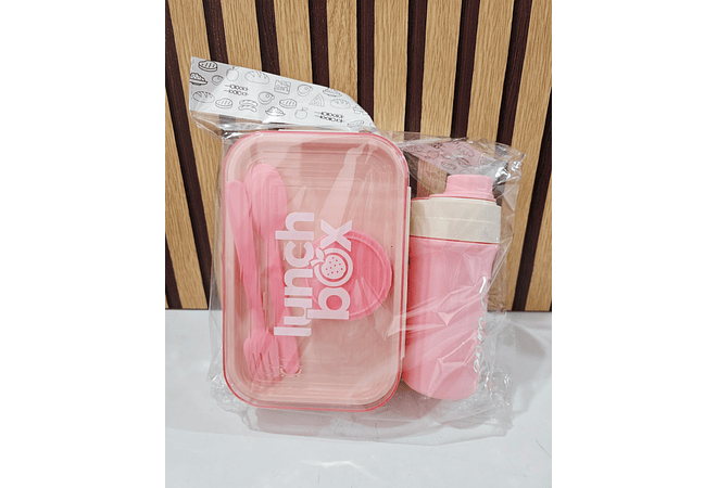 DUO TUPPER CON VASO (LUNCH BOX) MOD# 8870