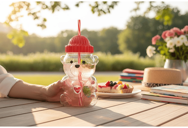 BOTE OSITO LOVE DE 550ML🥰🩷