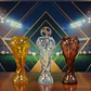 COPA DE PLÁSTICO TRANSPARENTE DEL MUNDIAL DE 900 ML🏆 - Miniatura 1