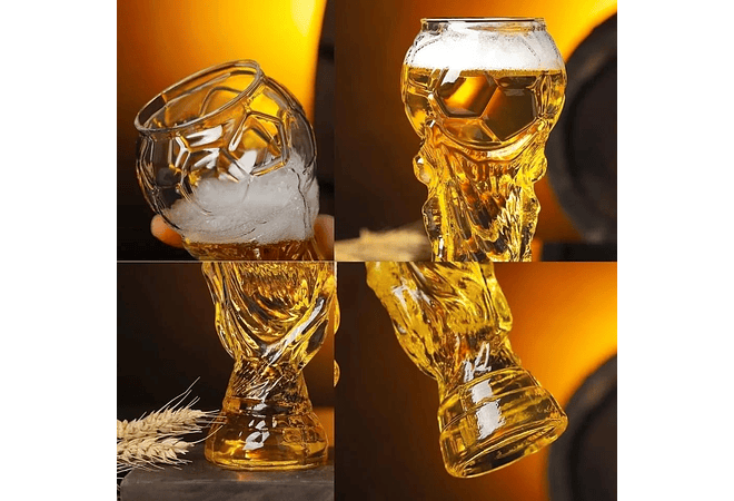 COPA DE PLÁSTICO TRANSPARENTE DEL MUNDIAL DE 900 ML🏆