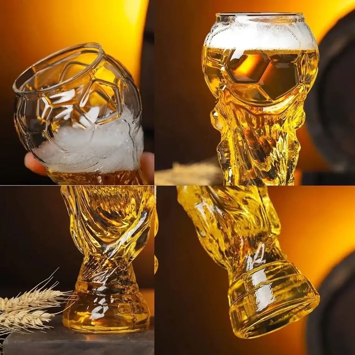 COPA DE PLÁSTICO TRANSPARENTE DEL MUNDIAL DE 900 ML🏆 3