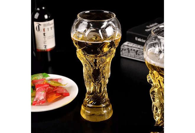 COPA DE PLÁSTICO TRANSPARENTE DEL MUNDIAL DE 900 ML🏆