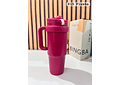 VASO TÉRMICO DE 900ML CON AGARRADERA COLORES MATE MOD# KTA-62