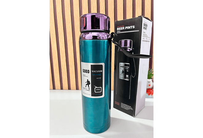 TERMO 1L BEER PINTS METALICO MOD #MB-53