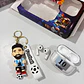 ESTUCHE CON AUDÍFONOS Y LLAVERO JUGADOR DE FUTBOL MUNDIAL MOD# FR-9514🎧🎶 - Miniatura 7