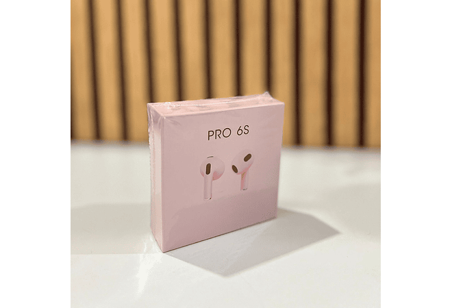 AUDÍFONOS INALÁMBRICOS PRO 6S (IMITACIÓN) MOD #TR-6005🎧 🎶