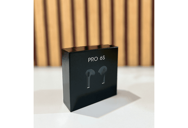 AUDÍFONOS INALÁMBRICOS PRO 6S (IMITACIÓN) MOD #TR-6005🎧 🎶