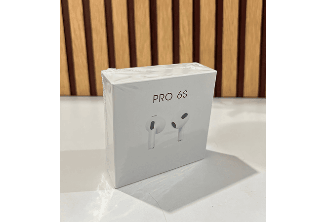 AUDÍFONOS INALÁMBRICOS PRO 6S (IMITACIÓN) MOD #TR-6005🎧 🎶