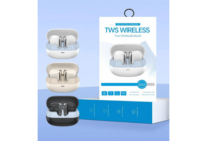 AUDÍFONOS TWS U33 MOD# TR-6063