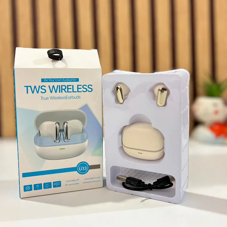 AUDÍFONOS TWS U33 MOD# TR-6063 3