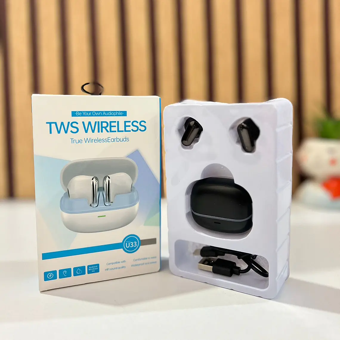 AUDÍFONOS TWS U33 MOD# TR-6063 4