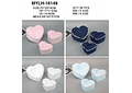 JUEGO DE CAJAS TRÍO DISELO CORAZÓN CON MOÑO MOD #MYLH-16149