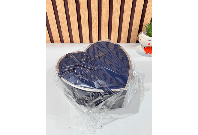 JUEGO DE CAJAS TRÍO DISELO CORAZÓN CON MOÑO MOD #MYLH-16149