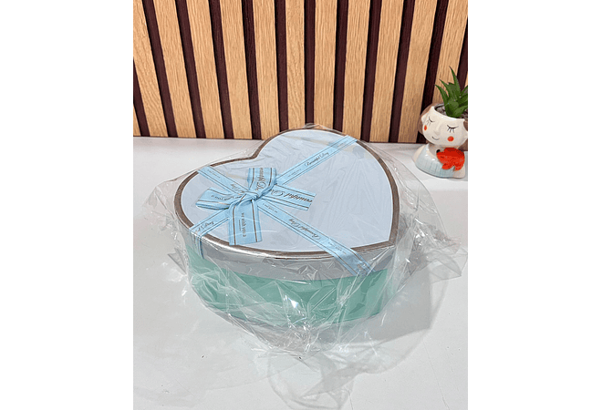 JUEGO DE CAJAS TRÍO DISELO CORAZÓN CON MOÑO MOD #MYLH-16149